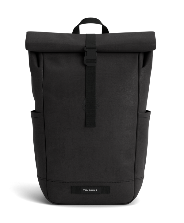 Water Resistant Tuck Backpack - Jet Black Rain Resist